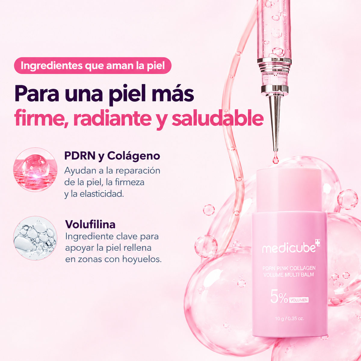 Bálsamo Facial PDRN Pink Collagen Volume Multi Balm