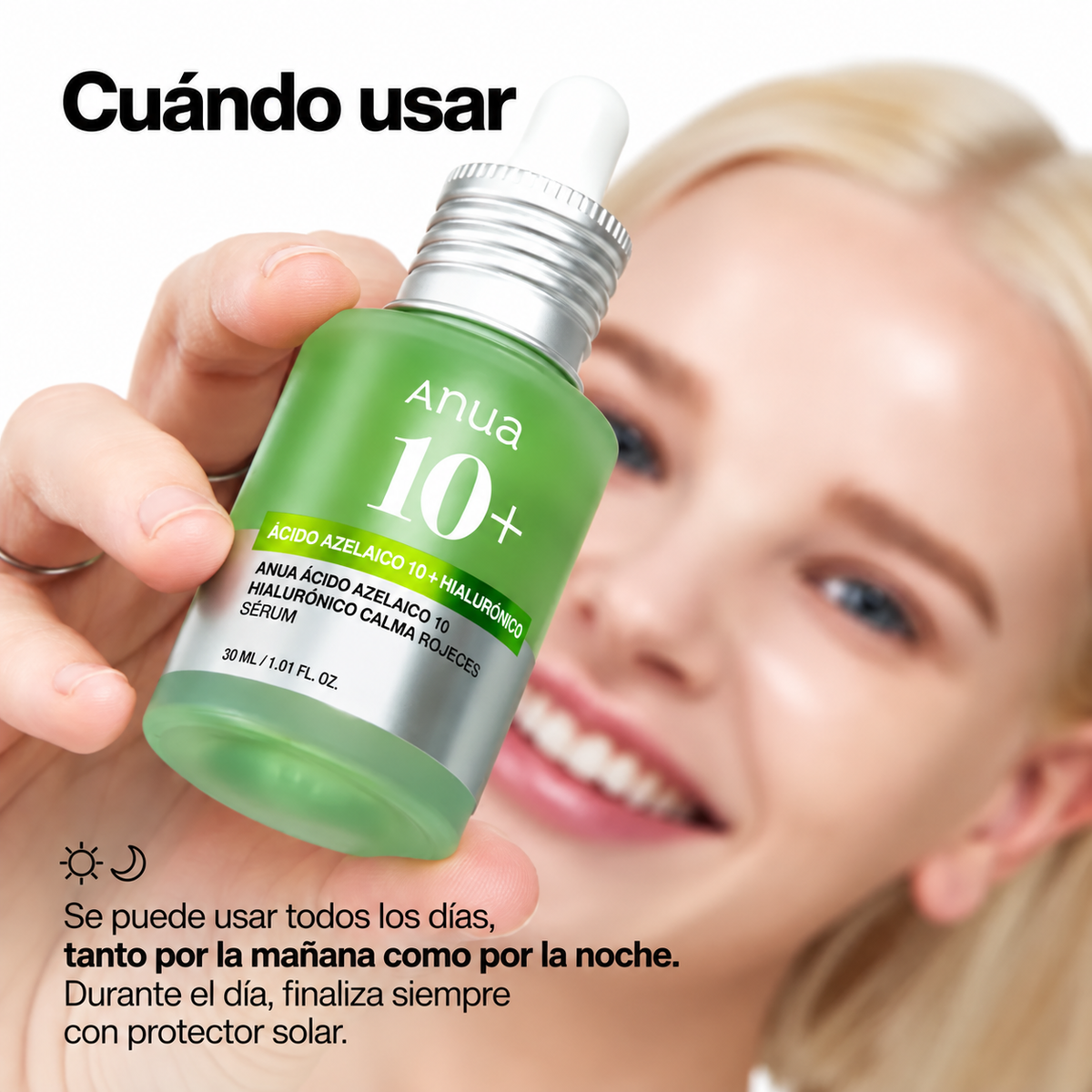 Sérum Azelaic Acid 10 Hyaluron Anua – Rojeces, brotes y piel sensible 30 ml