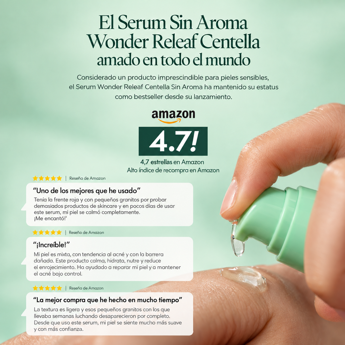 Kit Mini para Piel Sensible Wonder Releaf Centella Unscented