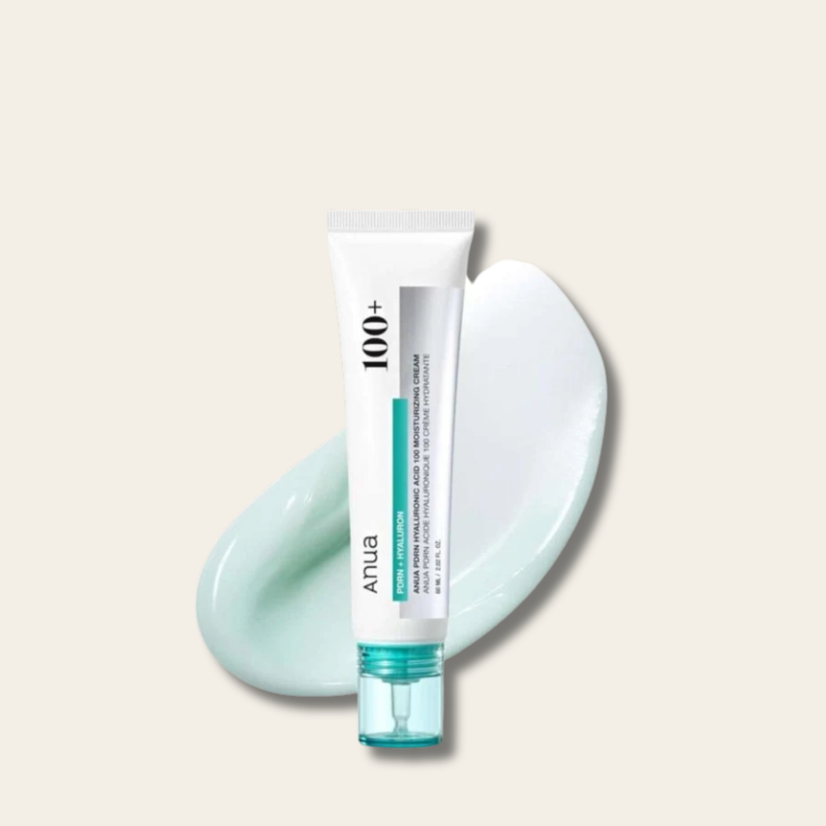 Crema PDRN Hyaluronic Acid 100 Moisturizing Cream Anua – Hidratación y glow 60 ml