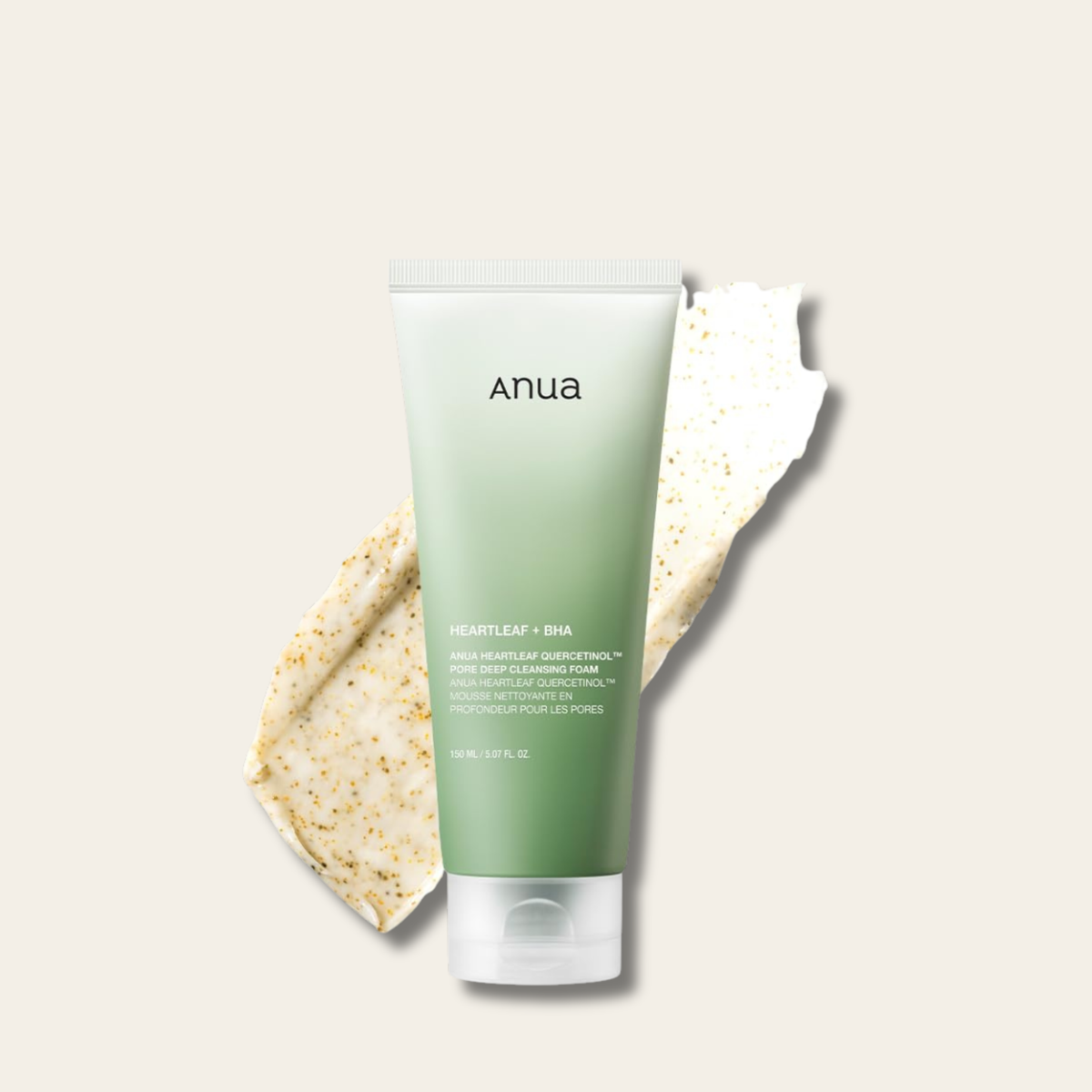 Espuma limpiadora Heartleaf Quercetinol Pore Deep Cleansing Foam Anua – Poros y grasa 150 ml