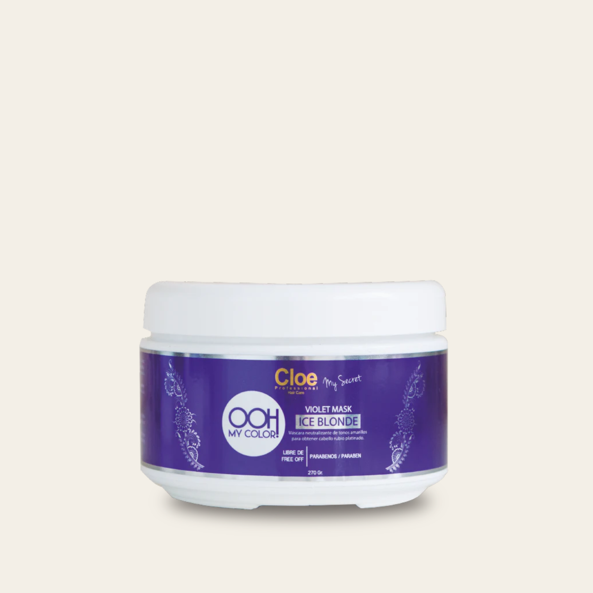 Mascarilla Capilar para Cabellos Rubios Oh My Color Ice Blonde