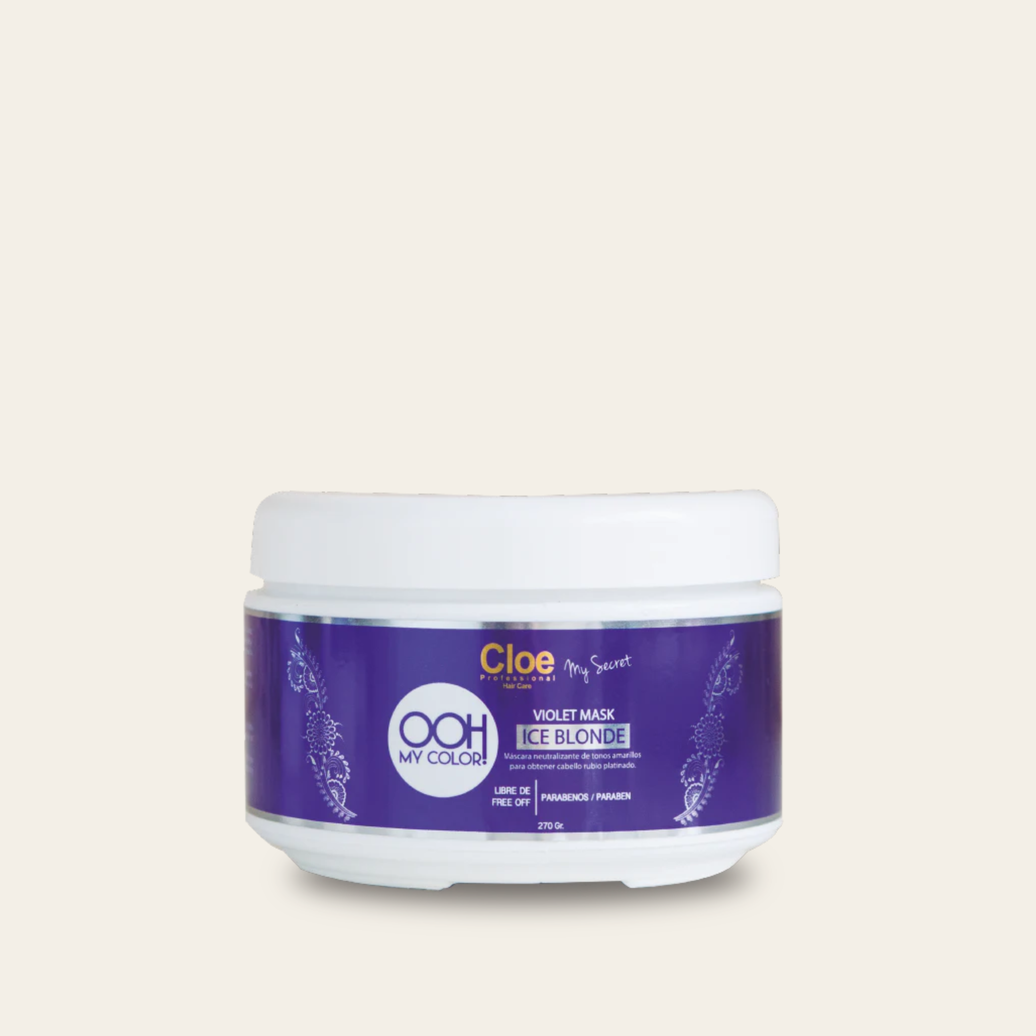 Mascarilla Capilar para Cabellos Rubios Oh My Color Ice Blonde