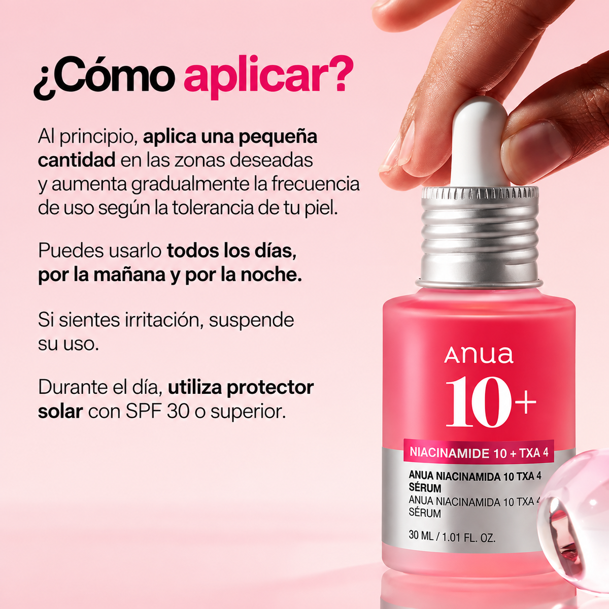 Sérum Niacinamide 10% + TXA 4% Anua – Manchas, marcas post acné y tono parejo 30 ml