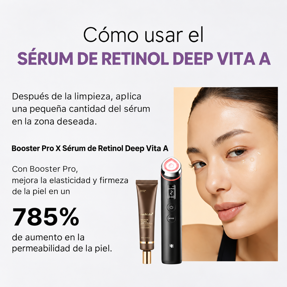Sérum Deep Vita A Retinol Serum Medicube – Líneas, textura y firmeza