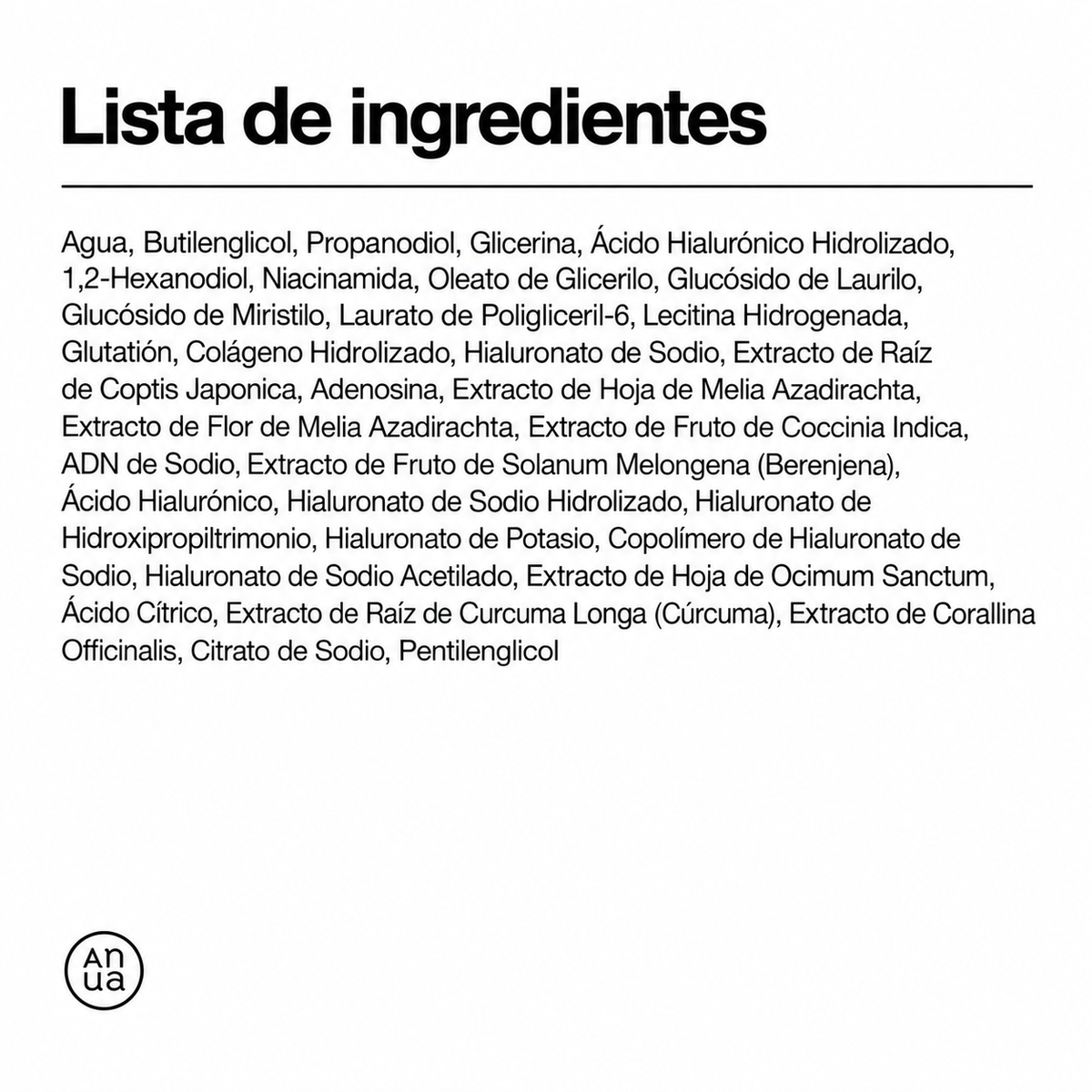 Sérum PDRN Hyaluronic Acid Capsule 100 Anua – Hidratación y glow 30 ml