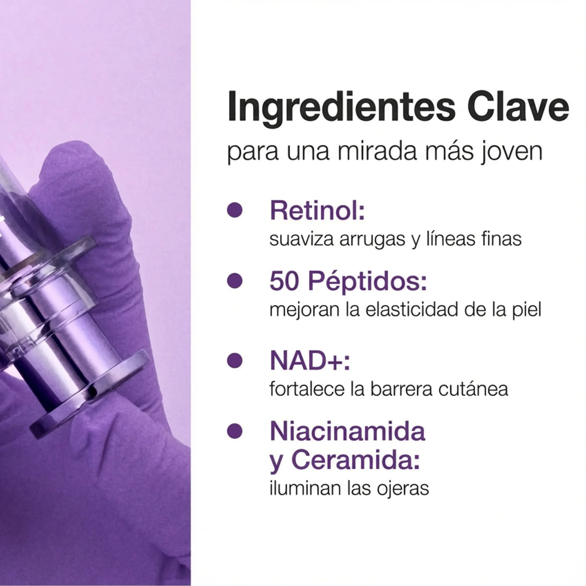 Crema de Contorno de Ojos No.9 NAD+Retinol Volumetox Eye Cream