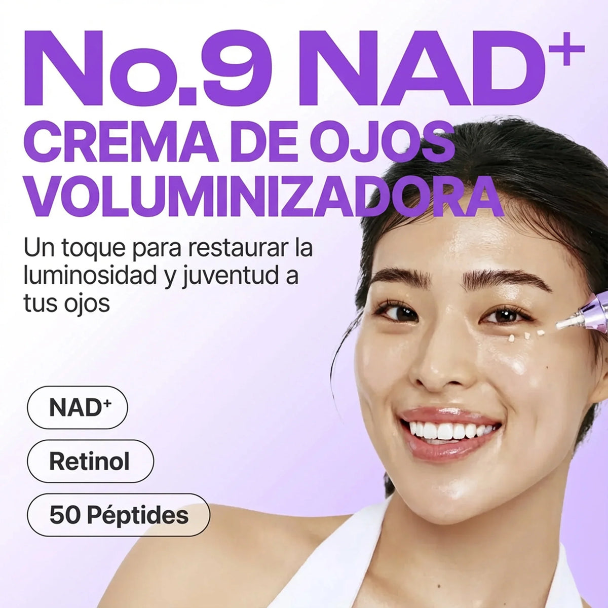 Crema de Contorno de Ojos No.9 NAD+Retinol Volumetox Eye Cream