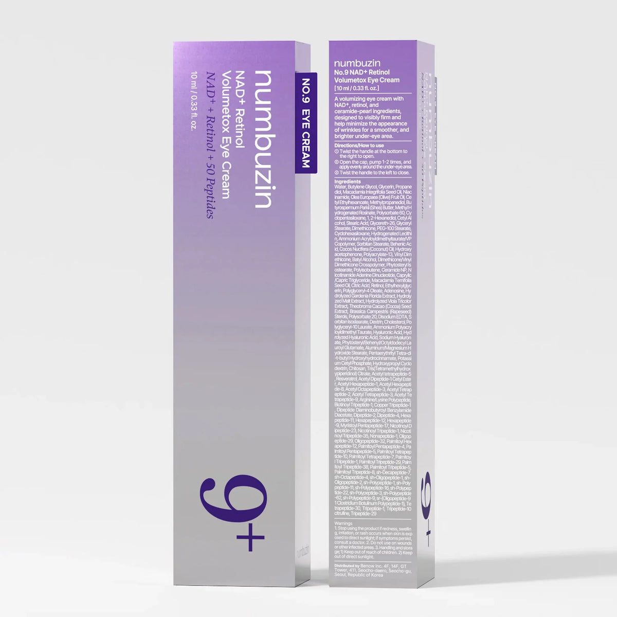 Crema de Contorno de Ojos No.9 NAD+Retinol Volumetox Eye Cream