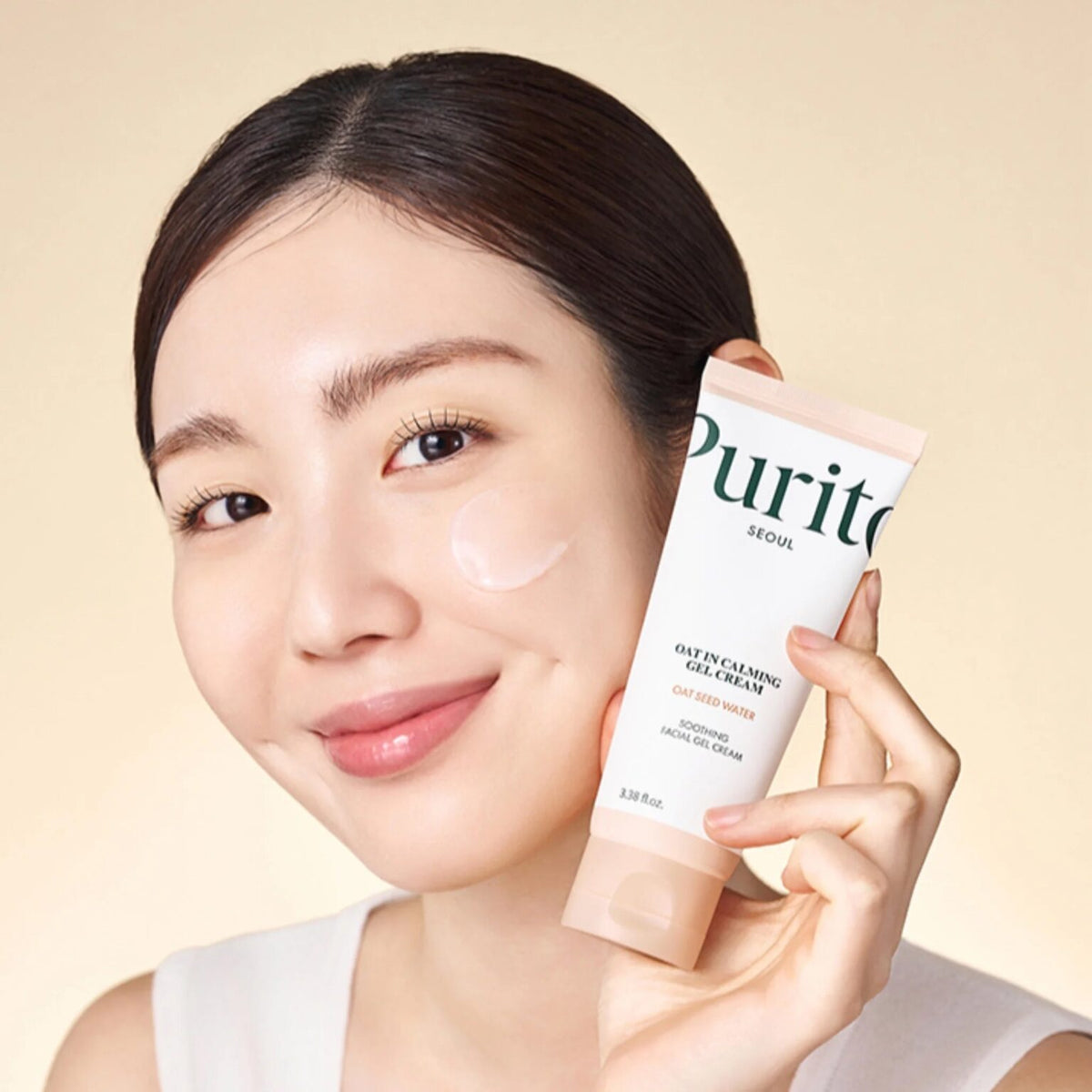 Crema gel calmante Oat-in Calming Gel Cream Purito Seoul – Piel sensible y enrojecida