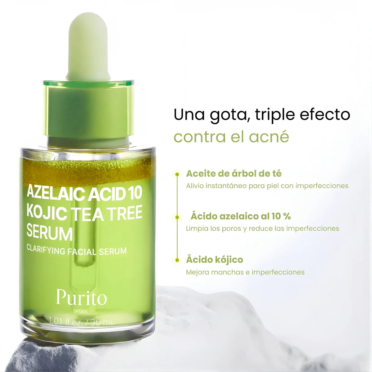Serum de Acido Azelaico Azelaic Acid 10 Kojic Tea Tree Serum