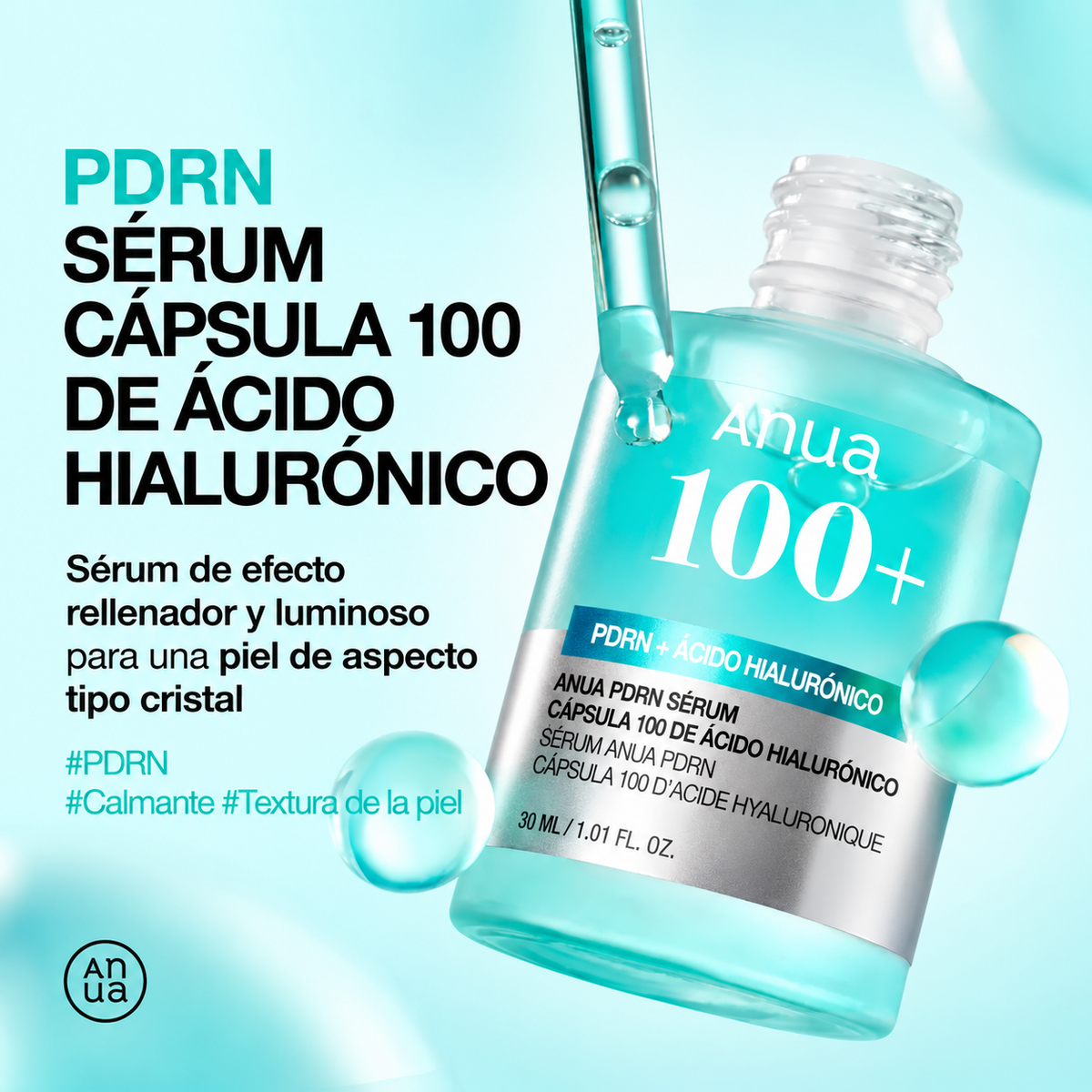 Sérum PDRN Hyaluronic Acid Capsule 100 Anua – Hidratación y glow 30 ml