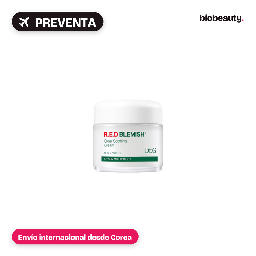Crema Red Blemish Clear Soothing Cream Dr.G 70 ml en preventa