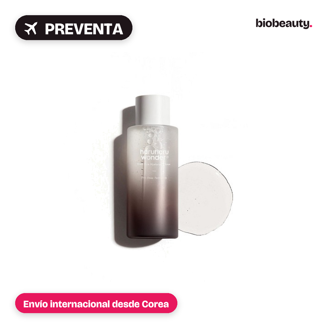 Tónico Black Rice Hyaluronic Toner Haruharu Wonder 150 ml en preventa