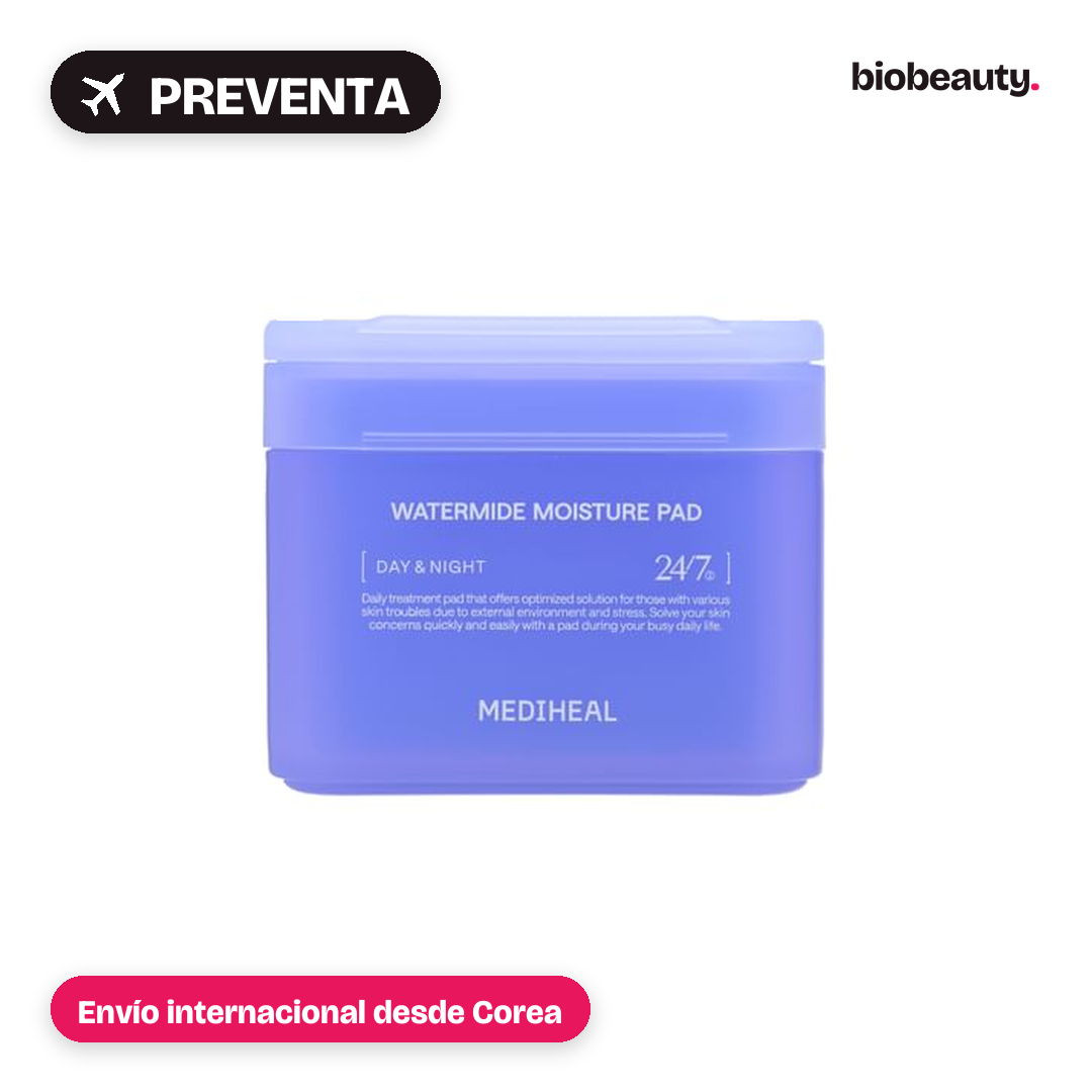 Pads Watermide Moisture Pad Mediheal 100 unidades en preventa