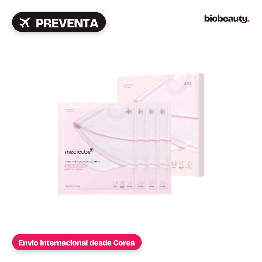 Medicube PDRN Pink Collagen Gel Mask 4 unidades en preventa