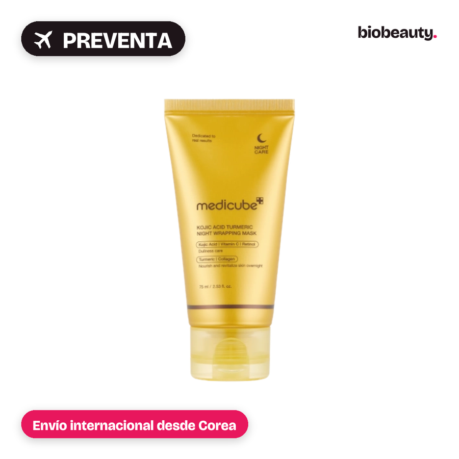 Medicube Kojic Acid Turmeric Night Wrapping Mask en preventa